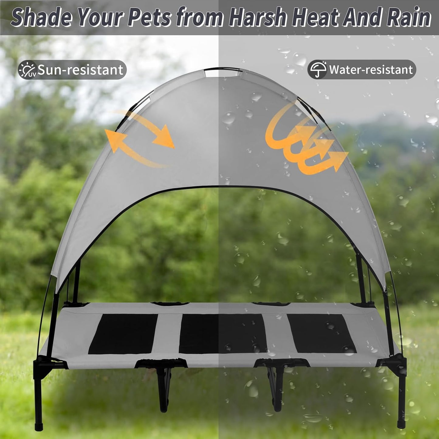 Elevated Outdoor Dog Bed
