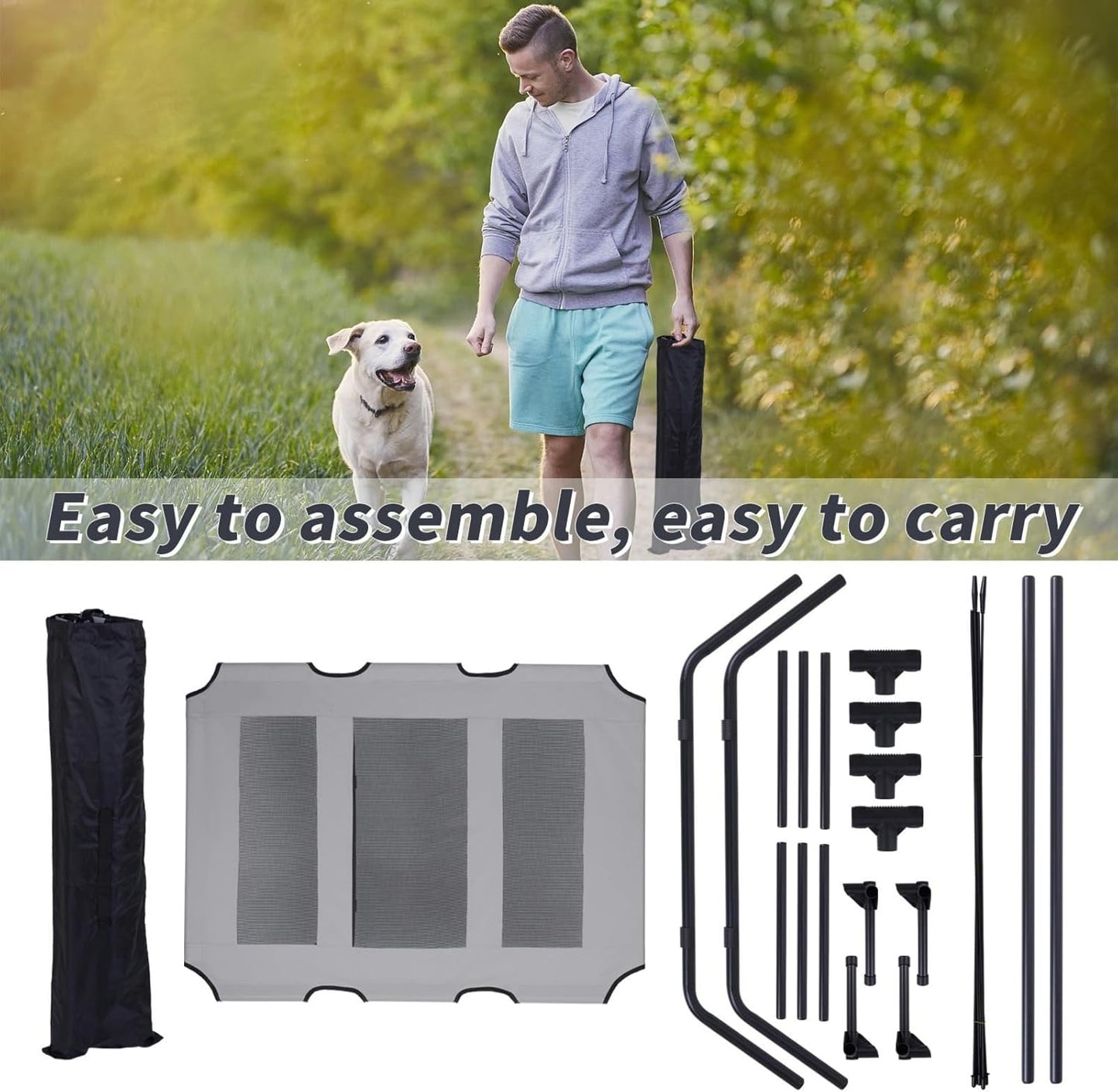 Elevated Outdoor Dog Bed