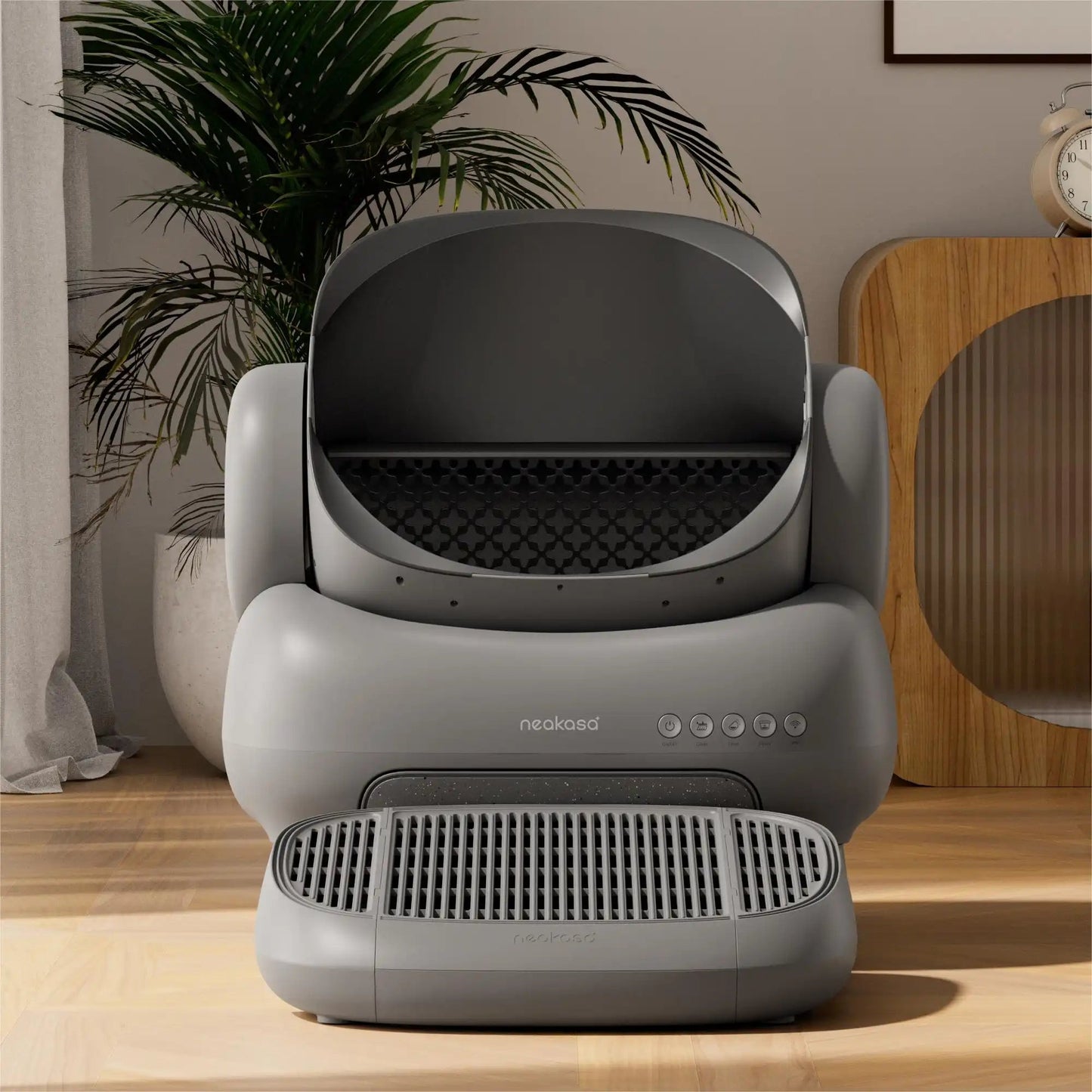 Open-Top Self Cleaning Cat Litter Box